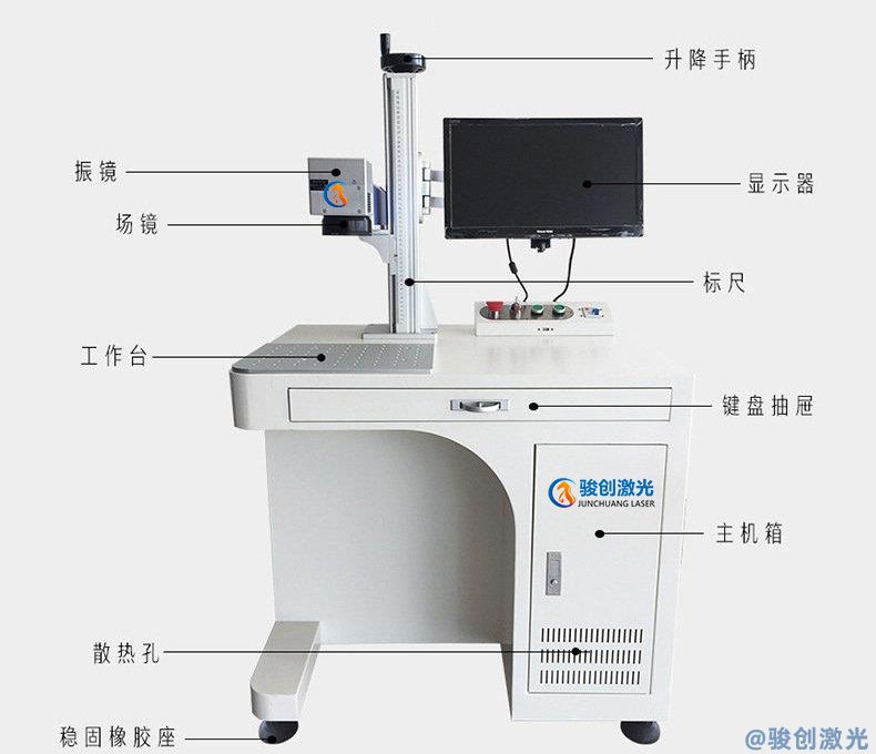 金屬材料光纖激光打標機  JC-GX-30系列(圖1)