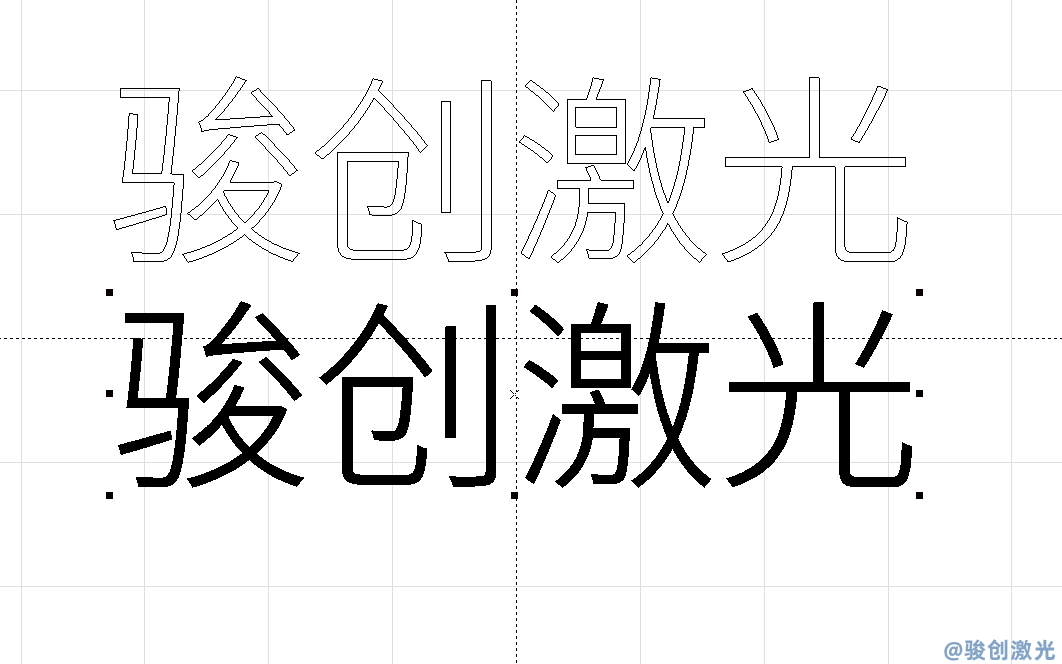 激光打標(biāo)機畫圖怎么畫粗線條(圖4)