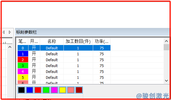 ezcad2激光打標軟件不同筆號是什么意思(圖3)