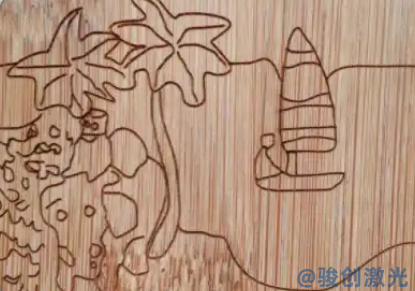光纖激光打標(biāo)機刻木頭可以嗎？(圖3)