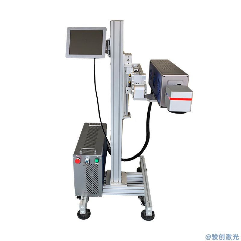 Fiber laser flying inkjet printer Fiber laser flying inkjet printer